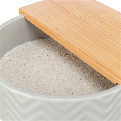 TRIXIE Zandbad voor Hamsters 24×24 cm – Keramiek/Hout