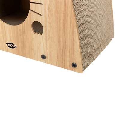 TRIXIE Krabhuis MDF Lichtbruin 48×28×48 cm – Krabben en Catnip
