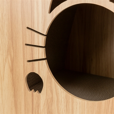 TRIXIE Krabhuis MDF Lichtbruin 48×28×48 cm – Krabben en Catnip