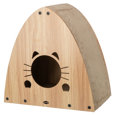 TRIXIE Krabhuis MDF Lichtbruin 48×28×48 cm – Krabben en Catnip