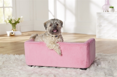 ENCHANTED HONDENMAND Sofa Cookie Roze 67,5×40,5 cm – Comfortabel