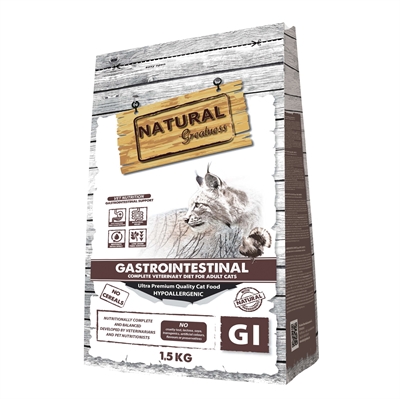 Natural Greatness Veterinary Diet Kat Gastrointestinal 1,5 kg – Compleet