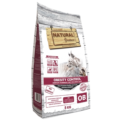 Natural Greatness Kattenvoer Obesitas Controle 5 kg – Graanvrij