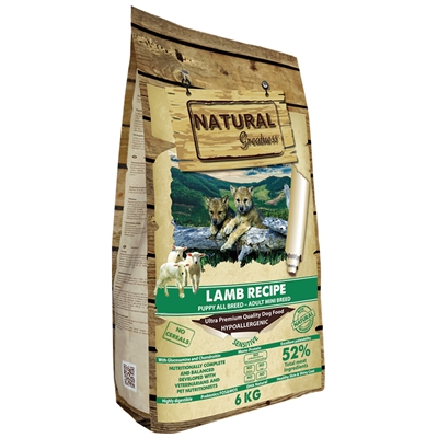 NATURAL GREATNESS Lamb Sensitive Mini 6 kg – Graanvrij & Hypoallergeen