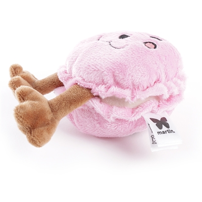 MARTIN hondenknuffel Martin Macaron Pluche 17×8 cm – gerecycled pluche
