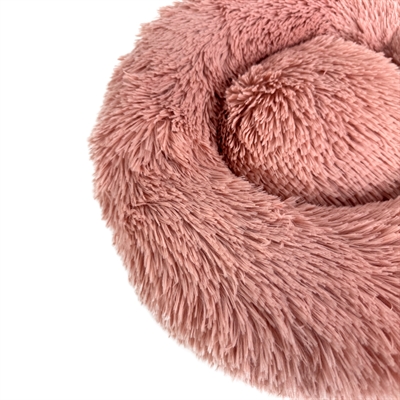 SAZZZ Hondenmand Fluffy zacht & ondersteunend - Oudroze - 65x65x15 cm