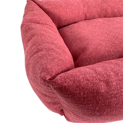 BAAZIS Hondenmand Rood 62×49 cm – Comfortabel voor Kleine Honden