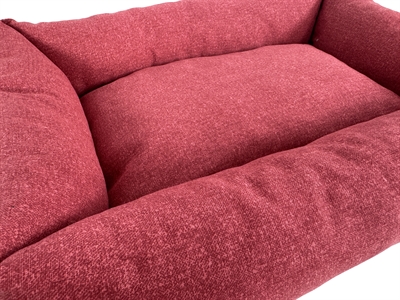 BAAZIS Hondenmand Rood 62×49 cm – Comfortabel voor Kleine Honden