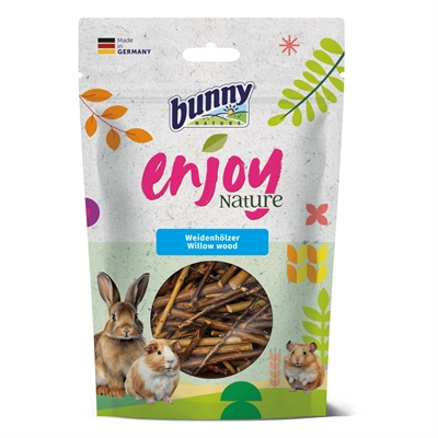 BUNNY NATURE Wilgenhout 100 gr – Natuurlijk Knaagdier Snack