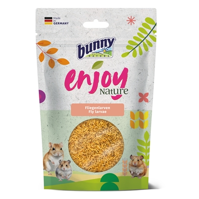 BUNNY NATURE Vliegenlarven 40 gr – Rijk aan omega 3 & 6
