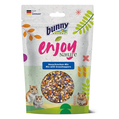 BUNNY NATURE Knaagdieren Snack EnjoyNature Mix Sprinkhanen 50 gr – Volledig Natuur
