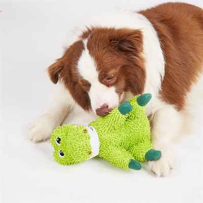 FOFOS Hondenknuffel TOUGH DOG ALLIGATOR met pieper | Versterkt & slijtvast - Machinewasbaar - 18,5x15,5x24,5 cm