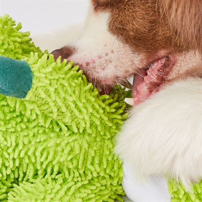 FOFOS Hondenknuffel TOUGH DOG ALLIGATOR met pieper | Versterkt & slijtvast - Machinewasbaar - 18,5x15,5x24,5 cm