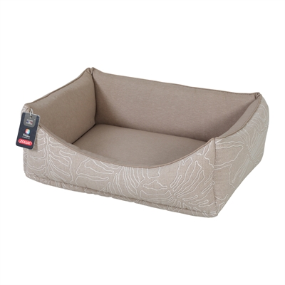 ZOLUX Hondenmand Naya Gewatteerd comfort, afneembare wasbare hoes, 1% For Animals - Taupe - 65 cm