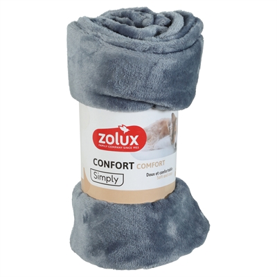 ZOLUX Hondendeken Cocoon Grijs 100×75 cm – Fleece