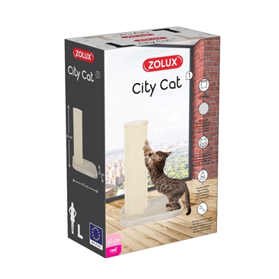 ZOLUX Krabpaal City Cat 1 Beige 47×39 cm – 62 cm hoog