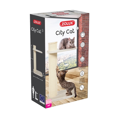 ZOLUX krabpaal City Cat 2 Beige 59×45 cm – 97 cm hoog