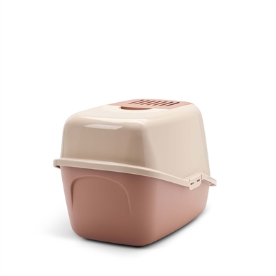 SAVIC Kattenbak Nestor 56×39×38,5 cm – Champagne Roze/Terracotta
