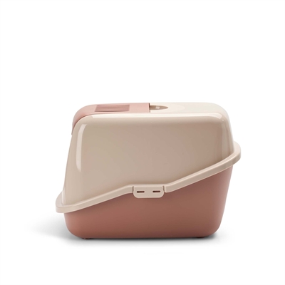 SAVIC Kattenbak Nestor 56×39×38,5 cm – Champagne Roze/Terracotta
