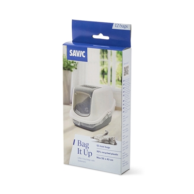 SAVIC kattenbakzakken Bag It Up Maxi 11,2×3,2×24,3 cm – gerecycled