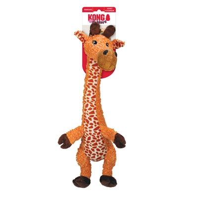 KONG honden speeltje KONG SHAKERS LUVS GIRAFFE 46×20 cm – Oranje