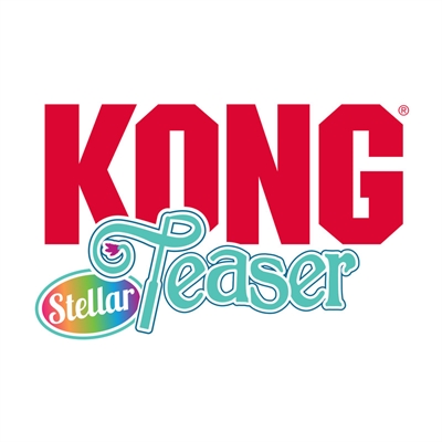 KONG kattenhengel Teaser Stellar 46,5×9,5 cm – kleurrijk lint
