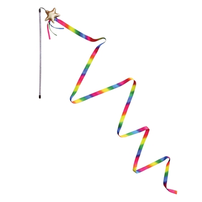 KONG kattenhengel Teaser Stellar 46,5×9,5 cm – kleurrijk lint