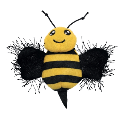 KONG Katzenspielzeug Better Buzz Bee 12,5×11×4 cm - Gelb/Schwarz