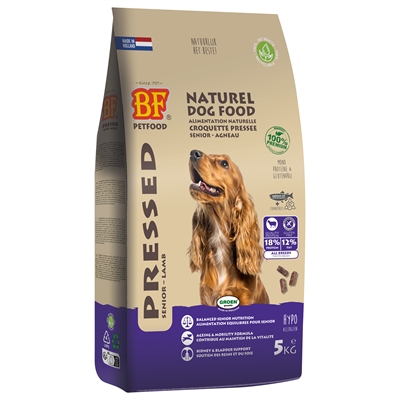 BF PETFOOD hondenvoer Geperst Senior Lam 5 kg – Glutenvrij