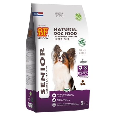 BF PETFOOD Hondenvoer Senior Small Breed 5 KG – Tarwevrij