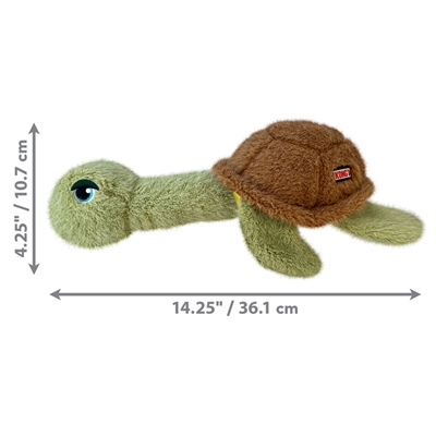 KONG hondenknuffel KONG Scruffs Schildpad 26×11×36 cm – pluche
