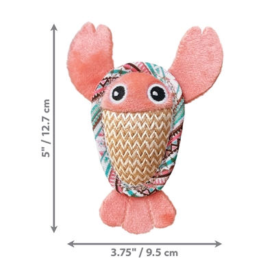 KONG KatSpeelgoed KONG Tropics Pals 14×2,5×15 cm – Set van 2