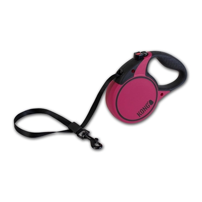 KONG Rollijn Terrain Roze 5 mtr – Geschikt voor honden tot 20 kg