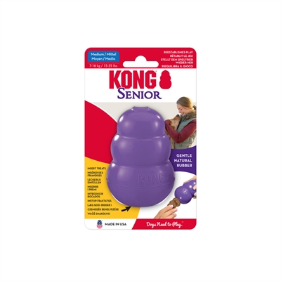 KONG hondenkauwspeeltje KONG SENIOR paars 8,5×5,5 cm – Medium