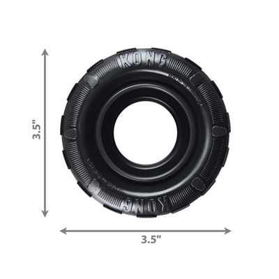 KONG Honden speeltje KONG Extreme Traxx Tyres 9×3×9 cm – Robuust zwart