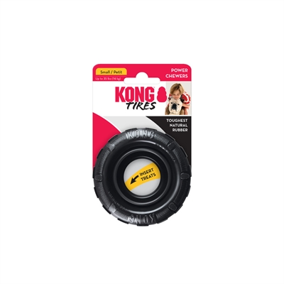 KONG Honden speeltje KONG Extreme Traxx Tyres 9×3×9 cm – Robuust zwart