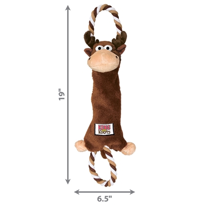 KONG honden speeltje Tugger Knots Eland 50×14×9,5 cm – interactief