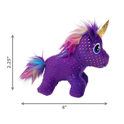 KONG Katten speeltje Enchanted Buzzy Unicorn 12×10×5,5 cm – Magisch