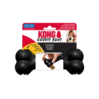 KONG kauwbot Extreme Goodie Bone 18×6,5 cm – zwart