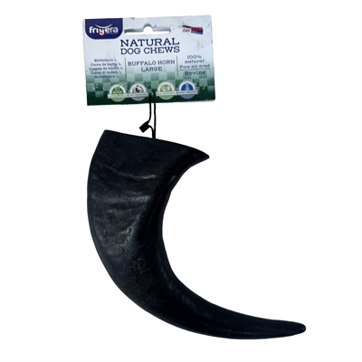   Stevige kauwsnack buffelhoorn T-REX Groot 100% natuurlijk, monoproteïne - 19-22 cm