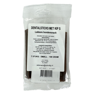 I AM Dentalsticks met kip | Ondersteunt gebit, vermindert tandplak - S 100 g (7 st)