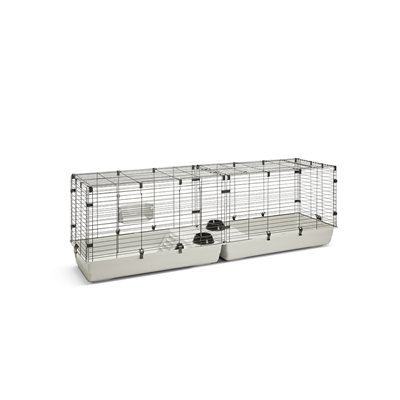 SAVIC Knaagdierkooi CLUBIX 200 Zwart/Lichtgrijs 200×50×63,5 cm