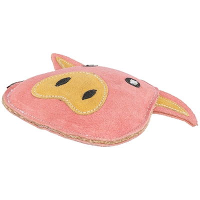 TRIXIE Hondenspeeltje Varken Leer 19 cm – Roze