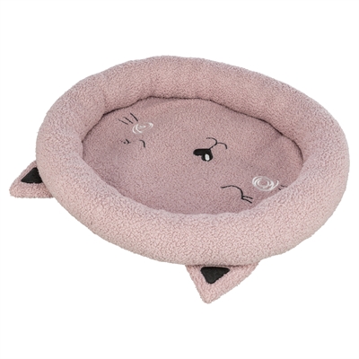 TRIXIE Kattenmand Junior Lila 50×40 cm – Zacht en slipvast