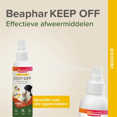 Beaphar Keep Off Spray Kat/Hond Indoor 200 ml – Tegen ongewenst gedrag