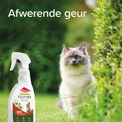 BEAPHAR Keep Off Spray Kat Outdoor 500 ml – Houdt katten weg
