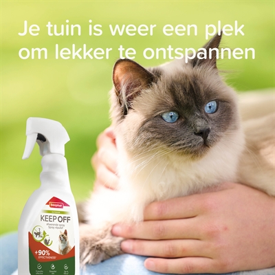 BEAPHAR Keep Off Spray Kat Outdoor 500 ml – Houdt katten weg