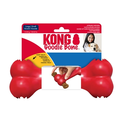 KONG Kauwspeelgoed KONG GOODIE BONE 21,5×5,5×8,5 cm – Rood