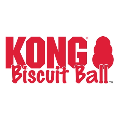 KONG Hundespielzeug Biscuit Ball 9,5×9,5×9,5 cm - rot