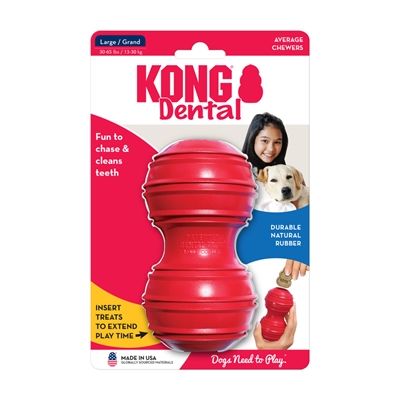KONG honden-speeltje KONG DENTAL 13,5×7,7 cm – gebitsverzorging